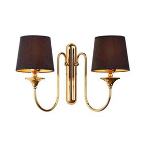 Jupiter 1953 - Nástenné svietidlo BATUMI 2xE27/40W/230V čierna/mosadz 1953 vyobraziť