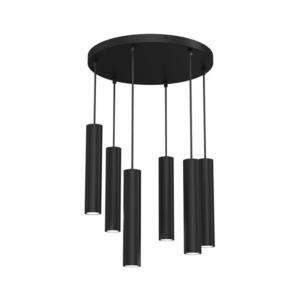 Luster na lanku RAITO 6xGU10/8W/230V čierna 99 vyobraziť