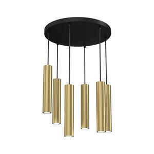 Luster na lanku RAITO 6xGU10/8W/230V mosadz 119 vyobraziť
