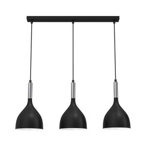 Luster na lanku NOAK 3xE27/15W/230V čierna/chróm 3894 vyobraziť
