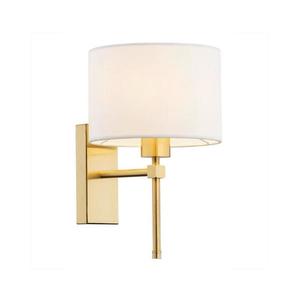 Argon 8048 - Nástenná lampa ABBANO 1xE27/15W/230V mosadz/biela 8048 vyobraziť