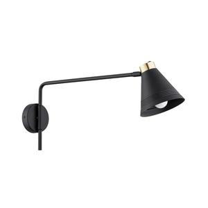 Argon 8009 - Nástenná lampa AVALONE 1xE27/15W/230V 57 cm čierna/zlatá 8009 vyobraziť
