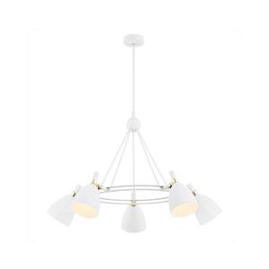 Argon 2117 - Luster na tyči CHARLOTTE 5xE27/15W/230V biela/zlatá 2117 vyobraziť