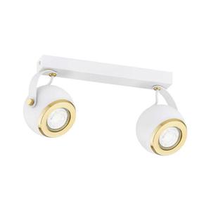 Argon 7038 - Bodové svietidlo KOS PLUS 2xGU10/5W/230V biela/zlatá 7038 vyobraziť