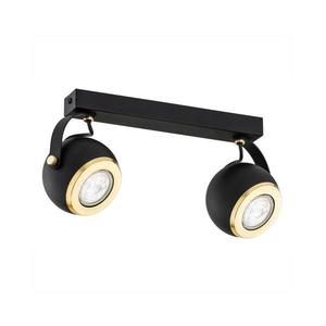 Argon 7039 - Bodové svietidlo KOS PLUS 2xGU10/5W/230V čierna/zlatá 7039 vyobraziť