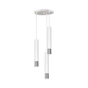 Luster na lanku NEST 3xGU10/8W/230V biela/lesklý chróm 1055 vyobraziť