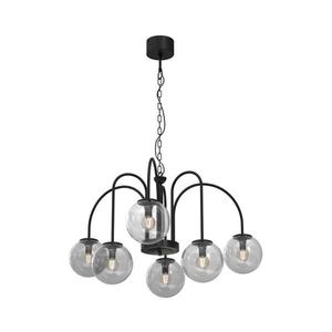 Luster na reťazi CAMBRIDGE 6xE14/60W/230V čierna 3697 vyobraziť