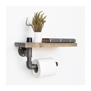 Držiak toaletného papiera s policou BORU 30x14 cm smrek 792EVL1712 vyobraziť