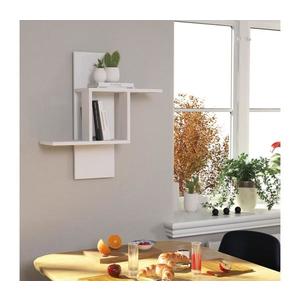 Nástenná polica MILL 70x64 cm biela 776HMS1605 vyobraziť