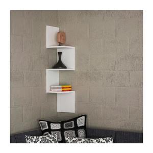 Rohová nástenná polica CORNER 105, 4x25 cm biela 756FRN1616 vyobraziť