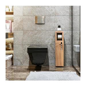 Skrinka s držiakom toaletného papiera STAR 65x15 cm hnedá 854KLN3903 vyobraziť