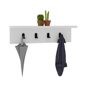 Nástenný vešiak AYLA 14, 5x60 cm biela 835PUQ1636 vyobraziť