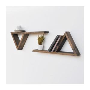 SADA 2x Nástenná polica smrek 792EVL1813 vyobraziť