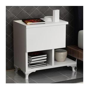 Nočný stolík CAST 46, 8x46, 8 cm biela 788DEC3401 vyobraziť