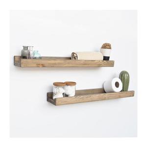 SADA 2x Nástenná polica 8x60 cm smrek 792EVL1783 vyobraziť