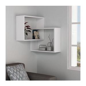 Rohová nástenná polica RING 68x68 cm biela 776HMS1718 vyobraziť