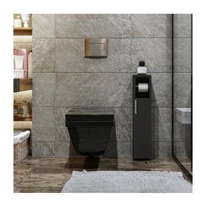 Skrinka s držiakom toaletného papiera STAR 65x15 cm antracit 854KLN4303 vyobraziť