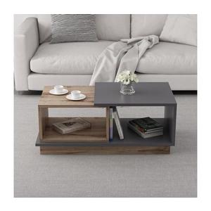 Konferenčný stolík CONSEPT 36x90 cm hnedá/šedá 382NRC1201 vyobraziť