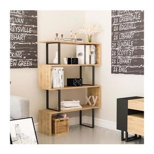 Knižnica ADRIANA 124x91, 5 cm béžová/čierna 875ZNA3624 vyobraziť