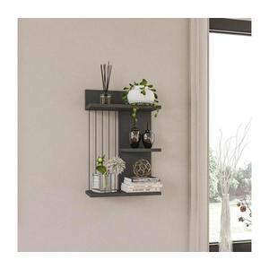 Nástenná polica KINIK 60x40 cm antracit 854KLN1739 vyobraziť