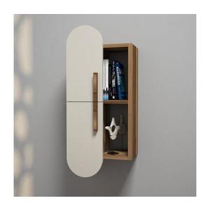 Nástenná skrinka ROSE 60x35 cm hnedá/krémová 845HCT1606 vyobraziť