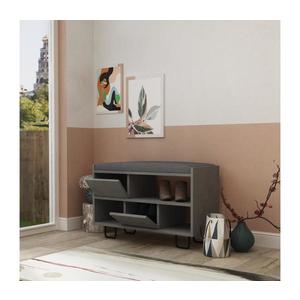 Skrinka na topánky TROY 53, 5x83, 5 cm šedá 855DTE4030 vyobraziť