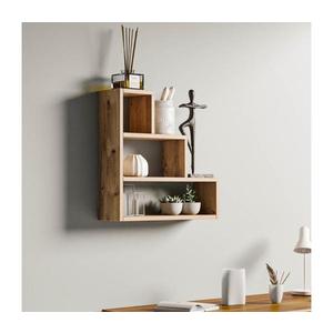 Nástenná polica PIRAMIT 62x62 cm hnedá 854KLN1714 vyobraziť