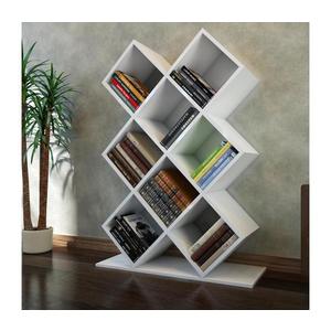 Knižnica KUMSAL 129x90 cm biela 788DEC3605 vyobraziť