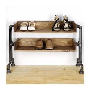 Stojan na topánky BORU 50x90 cm čierna/smrek 792EVL2901 vyobraziť