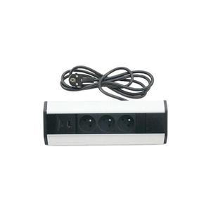 Rohová zásuvková lišta 3x 230V + USB-A 3, 1A + USB-C 15, 5W 230V 4739533 vyobraziť