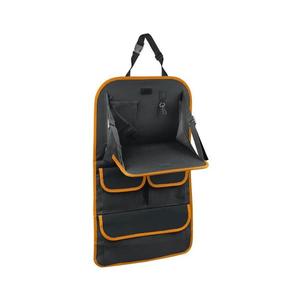 Organizér so stolíkom do auta 69, 5x40, 5 cm čierna/oranžová 06601 vyobraziť