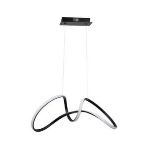 LED Luster na lanku TESORO LED/48W/230V čierna ML7951 vyobraziť