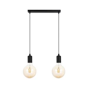 Luster na lanku MIROS 2xE27/60W/230V čierna 0047 vyobraziť