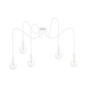 Luster na lanku MIROS 5xE27/60W/230V pavúk biela 0268 vyobraziť