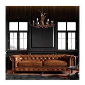 Searchlight 6416-6BR - Luster na reťazi STAG 6xE14/7W/230V parožie 6416-6BR vyobraziť