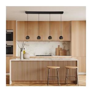 Searchlight 1014-4BK - Luster na lanku EINDHOVEN 4xGU10/50W/230V čierna 1014-4BK vyobraziť