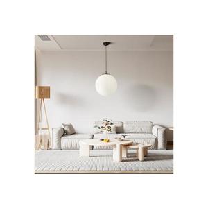 Searchlight 6088 - Luster na lanku ATOM 1xE27/60W/230V biela/čierna 6088 vyobraziť