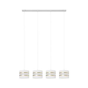 Luster na lanku HELEN 4xE27/15W/230V biela/zlatá W-L 0801/4 WT+GO+MAT vyobraziť