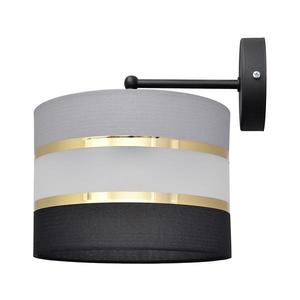 Nástenná lampa HELEN 1xE27/15W/230V čierna/šedá/zlatá KK-0801/1 BK-B +GR+GO+MAT+BK vyobraziť