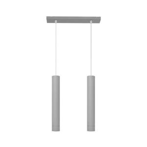LED Luster na lanku TUBA 2xGU10/4, 8W/230V šedá W-L 1111/2 GR vyobraziť