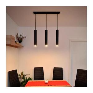 LED Luster na lanku TUBA 3xGU10/4, 8W/230V čierna W-L 1111/3 BK vyobraziť