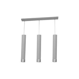 LED Luster na lanku TUBA 3xGU10/4, 8W/230V šedá/lesklý chróm W-L 1111/3 GR+CH vyobraziť