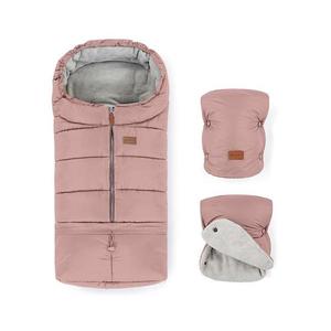 PETITE&MARS - SADA Detský fusak 3v1 JIBOT + rukávniky na kočiar JASIE ružová VP-F168537 vyobraziť