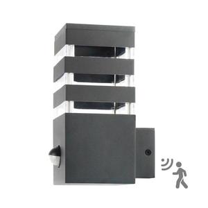 Vonkajšie nástenné svietidlo so senzorom TEKSAS 1xE27/12W/230V IP44 antracit 317667 vyobraziť