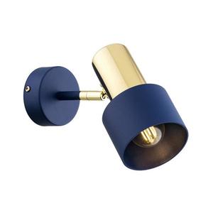 Argon 8110 - Nástenné bodové svietidlo DORIA 1xE27/15W/230V modrá/mosadz 8110 vyobraziť