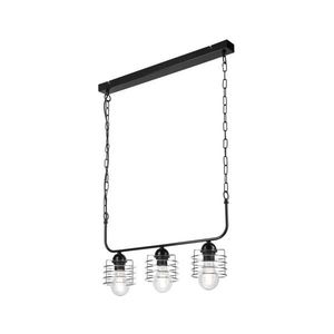 Luster na reťazi MORGAN 3xE27/60W/230V čierna/chróm LM-3.157/CHROM vyobraziť