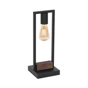 108004 - Stolná lampa HARD 1xE27/11W/230V drevo/čierna 108004 vyobraziť