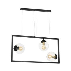 103002 - Luster na lanku REY 3xE27/7W/230V čierna 103002 vyobraziť