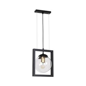 111023 - Luster na lanku REY 1xE27/7W/230V čierna 111023 vyobraziť