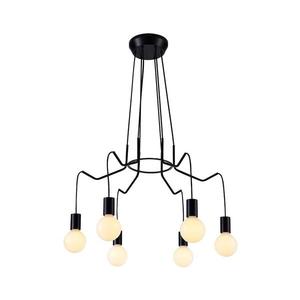 Luster na lanku BASSO 6xE27/40W/230V čierna 36-71033 vyobraziť